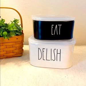 Rae Dunn Leftover Containers